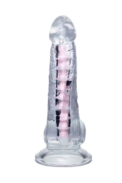 Flexibilni dildo a-Tois Paret, TPE, prozirni, 18 cm