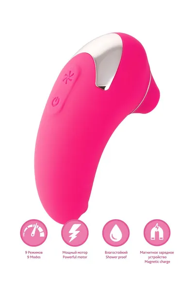 Vakuumski talasni beskontaktni stimulator klitorisa L'eroina bi TOIFA Lali, silikon, roze, 10 cm