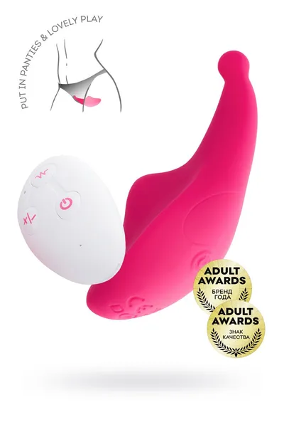 Klitorisni vibrator u gaćice Joss Pansi, silikon, roze, 8 cm