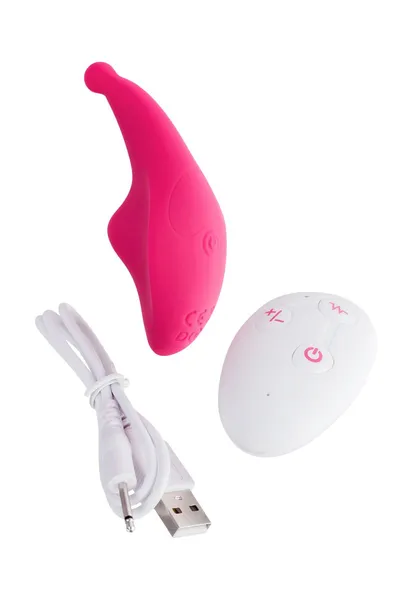 Klitorisni vibrator u gaćice Joss Pansi, silikon, roze, 8 cm