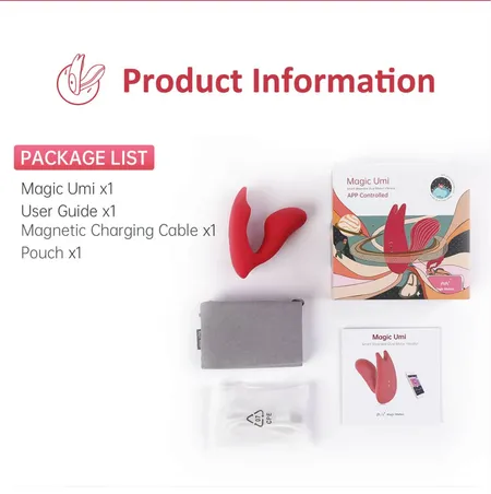 Magic Motion Umi Vibrator crvena