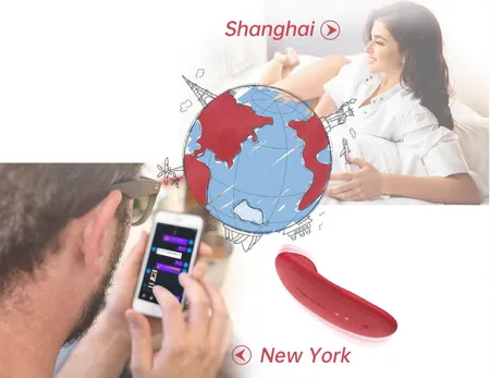 Magic Motion Nik Vibrator red