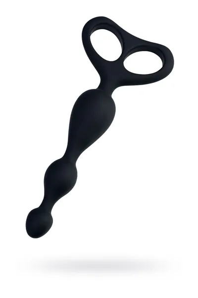 Analna čaura Popo Pleasure bi TOIFA Akuilae, vodootporna, silikon, Crna, 18 cm, Ø 3 cm