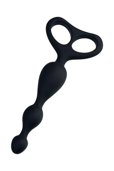 Analna čaura Popo Pleasure bi TOIFA Akuilae, vodootporna, silikon, Crna, 18 cm, Ø 3 cm