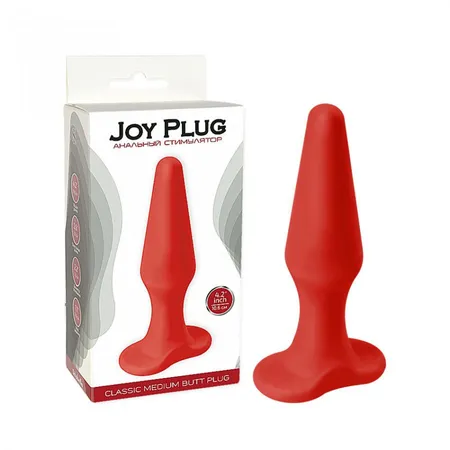 Crvena konična analna pluta 10,6 cm.