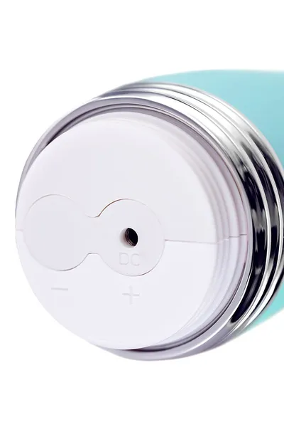 Vibrator sa klitoralnim stimulatorom Flovetta bi Toifa Iris, silikon, cijan, 22 cm