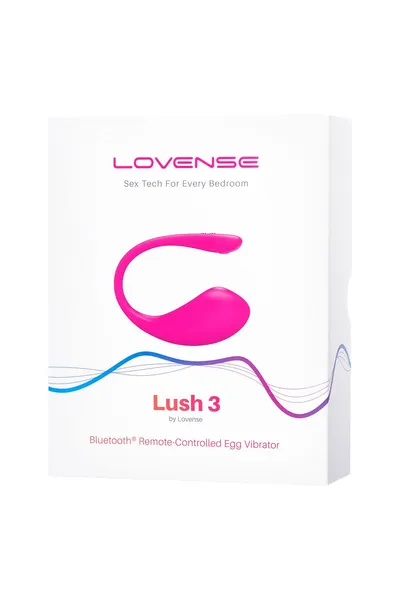 Vibroiaico lovense Lush 3, silikon, roze, 18 cm