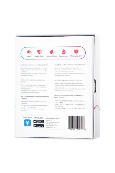 Vibroiaico lovense Lush 3, silikon, roze, 18 cm