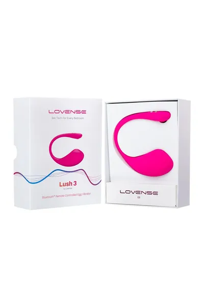 Vibroiaico lovense Lush 3, silikon, roze, 18 cm
