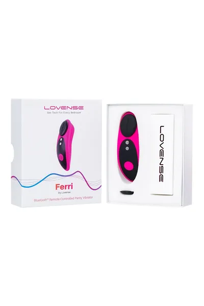 Vibracioni stimulator klitorisa u lovense Ferri Gaćice, silikon, roze, 7,4 cm