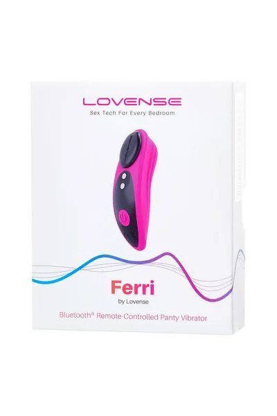 Vibracioni stimulator klitorisa u lovense Ferri Gaćice, silikon, roze, 7,4 cm