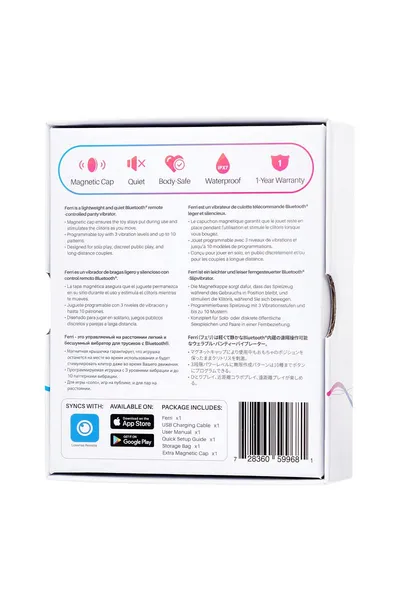 Vibracioni stimulator klitorisa u lovense Ferri Gaćice, silikon, roze, 7,4 cm