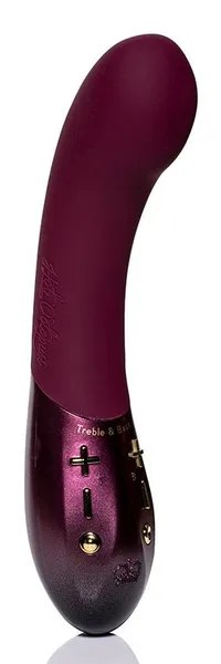 Curve ljubičasti vibrator sa dva motora .