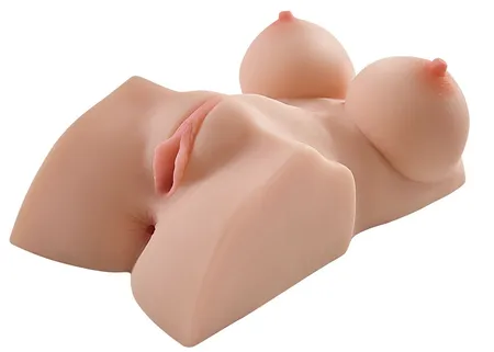 Masturbator-torzo vagina i anus, sa vibracijom, Pipedream Extreme Toyz Double-D Masturbator