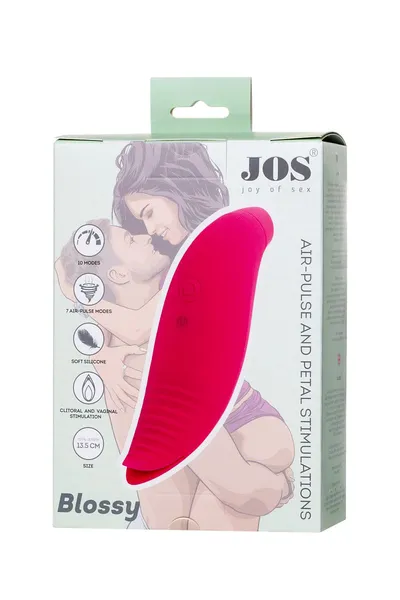 Jos Blossi multifunkcionalni stimulator klitorisa, roze, 13,5 cm