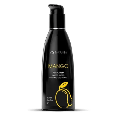Лубрикант на водной основе с ароматом манго wicked aqua mango .