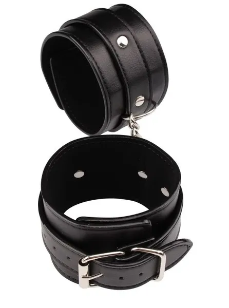 Crni okovi classic ankle cuffs
