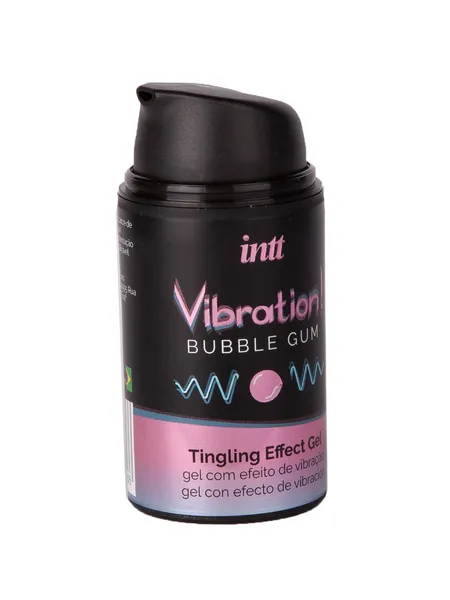 Intt Bubble Gum vibracioni tečni intimni gel, 15ml