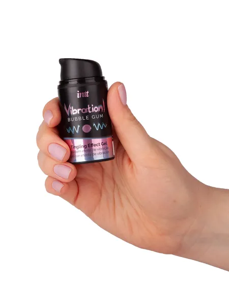 Intt Bubble Gum vibracioni tečni intimni gel, 15ml