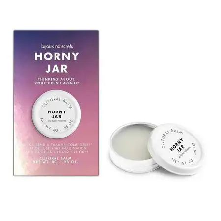 Возбуждающий бальзам для клитора horny jar .