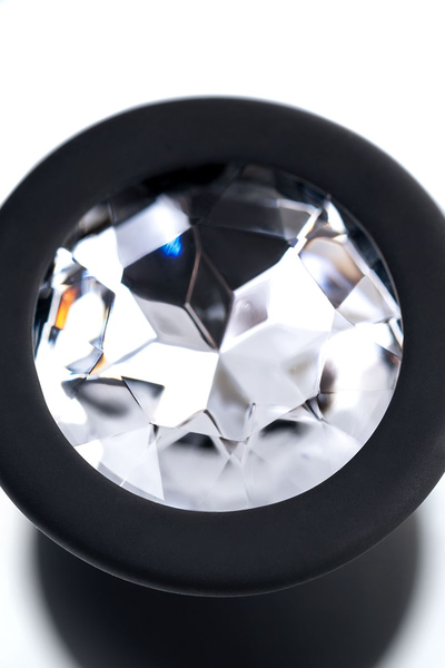 Analna čaura Popo Pleasure bi TOIFA sa rhinestones s, silikon, Crna, 7,2 cm, Ø 2,8 cm, 25 g