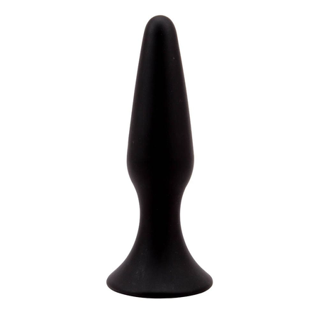 Crni Analni čep L Silicone plug-12,8 cm.