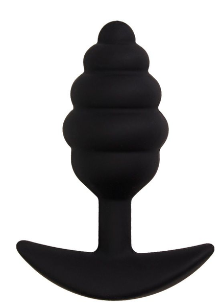 Crni Analni čep Sphere s - 7,5 cm.