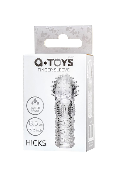 Dodatak za prst a-Tois Hicx, TPE, prozirni 8,5 cm