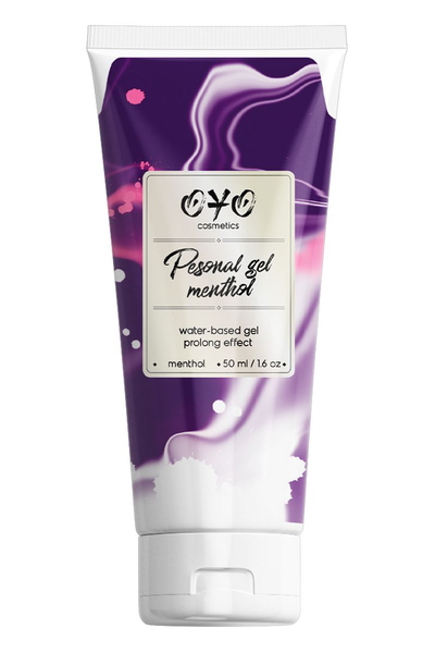 Intimno mazivo na bazi vode sa produženim efektom Oio Personal gel Menthol - 50 ml.