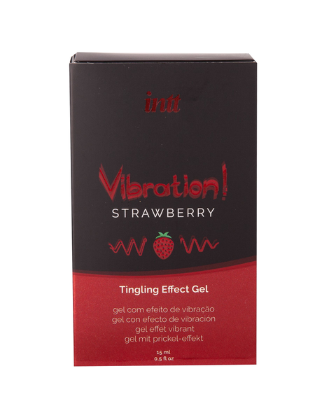 Intt Stravberri tečni intimni gel sa vibracionim efektom, 15ml