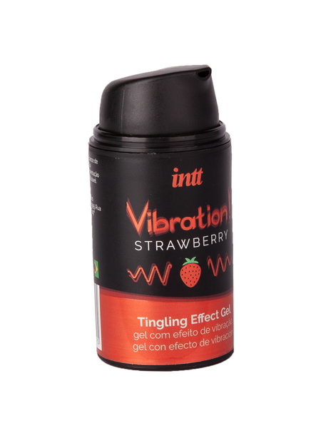Intt Stravberri tečni intimni gel sa vibracionim efektom, 15ml