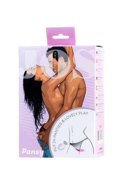 Klitorisni vibrator u gaćice Joss Pansi, silikon, roze, 8 cm