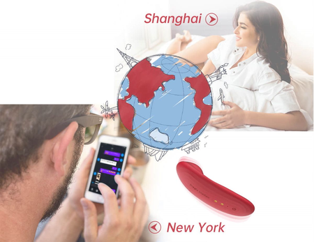 Magic Motion Nik Vibrator red