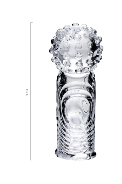 Mlaznica na prst A-Igračke by TOYFA Ricol, TRE, transparentan, 8 cm