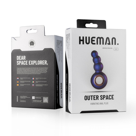Outer Space Analni čep od riblje kosti sa prstenom za držanje