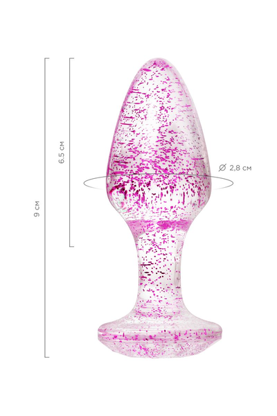 Toifa analna čaura, akril, ljubičasta, 8 cm, Ø 2,8 cm
