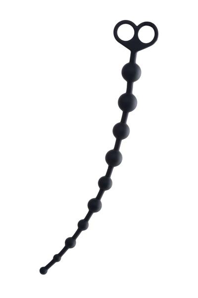 TOIFA Popo Pleasure Cephei analne perle, vodootporne, silikon, crne, 33,5 cm, Ø 2,4 cm
