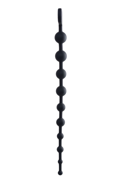 TOIFA Popo Pleasure Cephei analne perle, vodootporne, silikon, crne, 33,5 cm, Ø 2,4 cm
