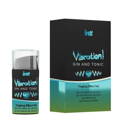 Vibration tečni intimni gel sa vibracionim efektom! Gin Tonic - 15 ml.