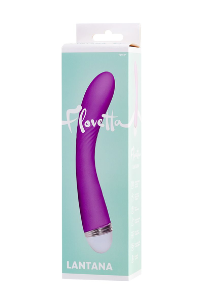 Vibrator Flovetta bi Toifa Lantana, silikon, ljubičasta, 22 cm