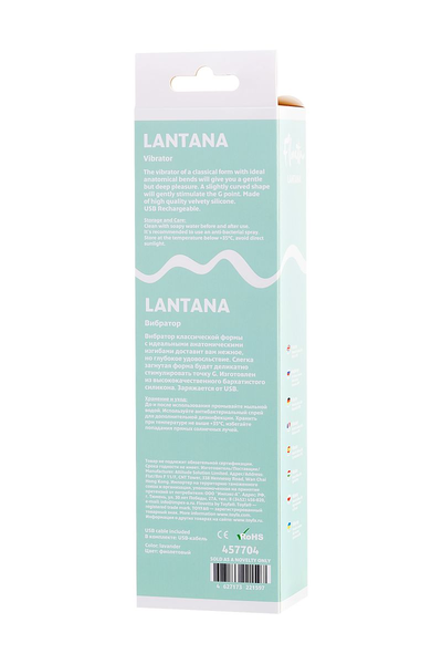 Vibrator Flovetta bi Toifa Lantana, silikon, ljubičasta, 22 cm