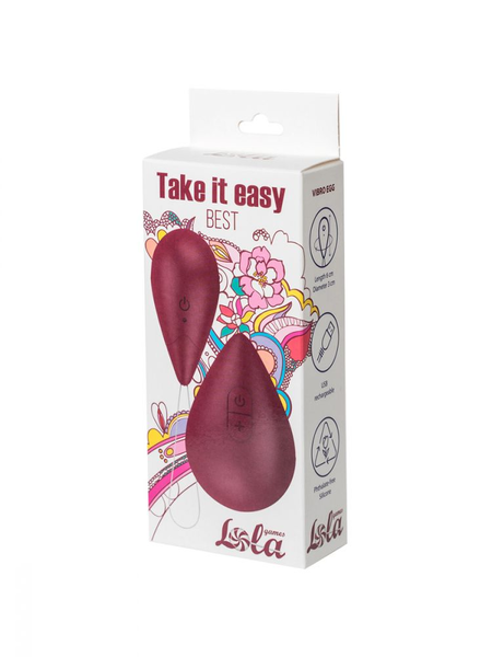 Vibroiaizo sa Take It Easi Best Vine Red kontrolnim daljinskim upravljačem