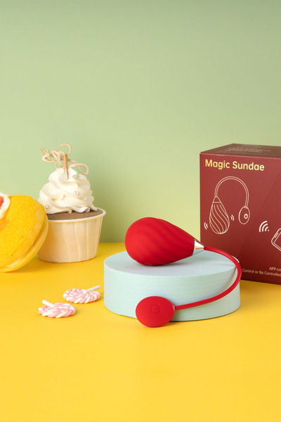 Vibrojajco Magic Motion Sundae crvena