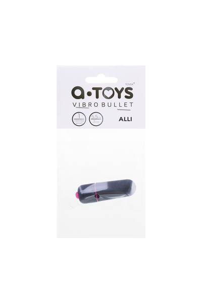 Vibropula A-Toys Alli ABS plastika, Crna, 5,5 cm, Ø 1,7 cm