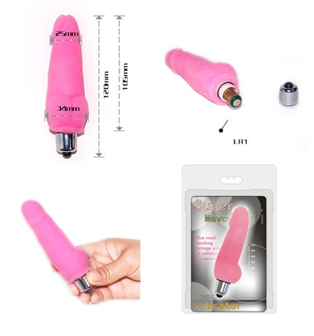 Super ružičasti mini vibrator .
