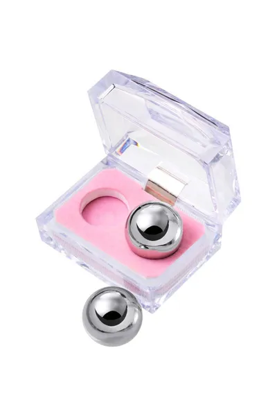 Metal bi TOIFA vaginalne kuglice, metal, srebro, Ø 2,5 cm