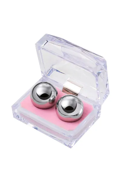 Metal bi TOIFA vaginalne kuglice, metal, srebro, Ø 2,5 cm