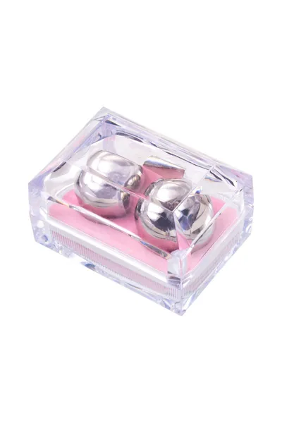 Metal bi TOIFA vaginalne kuglice, metal, srebro, Ø 2,5 cm