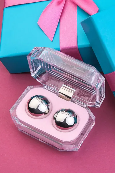 Metal bi TOIFA vaginalne kuglice, metal, srebro, Ø 3 cm