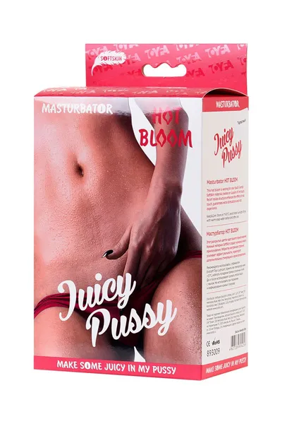 Masturbator realan TOIFA Juici Pussi Hot Bloom, vagina, TPR, telesni, 15 cm